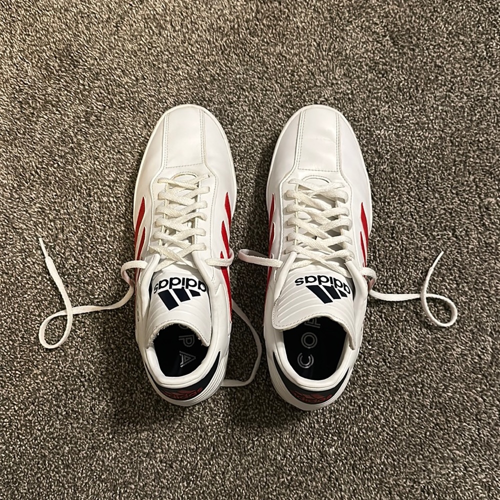 white adidas copa shoes